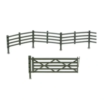 Trains | Peco LK-743 O 47" Flexible Field Fencing with 4 Gates - Your Source for Gaming Essentials
