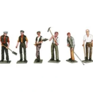 Trains | Peco OP-11 O Workmen with Tools Figures (Set of 6) - Your Source for Gaming Essentials