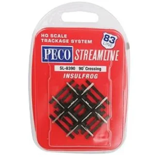 Trains | Peco SL-8390 HO Code 83 Insulfrog 90 Degree Crossing - Your Source for Gaming Essentials