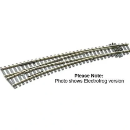 Trains | Peco SL-E87 HO/OO Code 100 60"Radius Electrofrog Left Hand Curved Switch Turnout - Your Source for Gaming Essentials