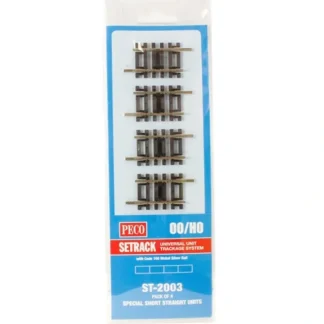 Trains | Peco ST-2003 HO Special Short Straight Track Sections (Pack of 4) - Your Source for Gaming Essentials