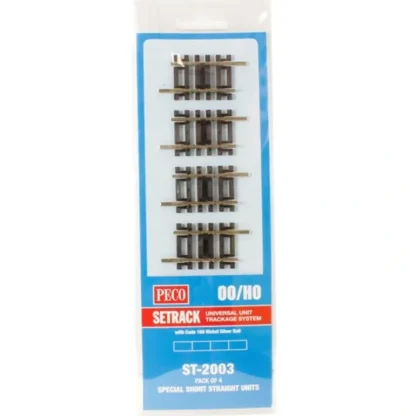 Trains | Peco ST-2003 HO Special Short Straight Track Sections (Pack of 4) - Your Source for Gaming Essentials