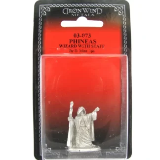 Phineas Wizard with Staff #03-073 Classic Ral Partha Fantasy RPG Metal Figure - Your Source for Gaming Essentials Best Sale