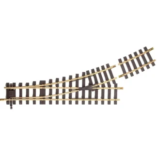 Trains | Piko 35222 G R5 22.5 Brass Left Hand Manual Switch Turnout LN/Box - Your Source for Gaming Essentials