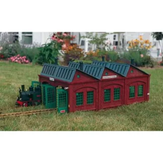 Trains | Piko 62001 G Scale Locomotive Shed Building Kit - Your Source for Gaming Essentials