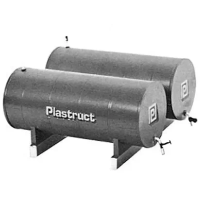 Trains | Plastruct 1014 HO 5-1/2" x 6" x 4" Twin Horizontal Bulk Oil Storage Tanks Kit - Your Source for Gaming Essentials