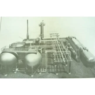 Trains | Plastruct K-8 HO Petrochemical Refinery Kit - Your Source for Gaming Essentials