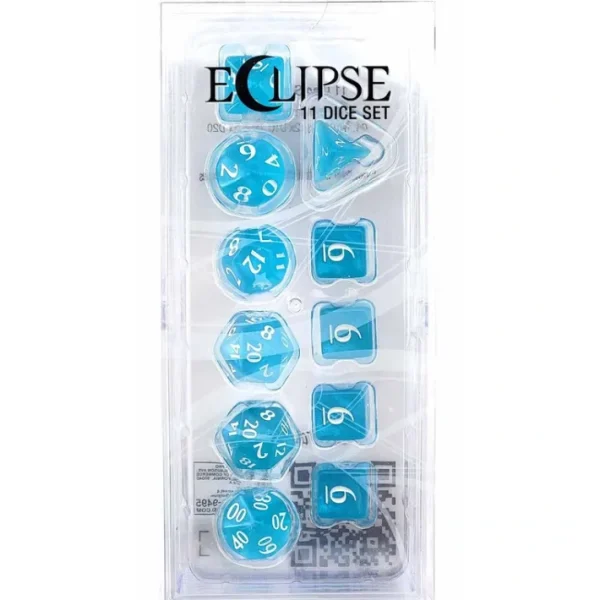 Polyhedral 11 Piece Eclipse Dice Set - Choose your color - Your Source for Gaming Essentials Flash Sale