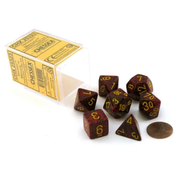 Polyhedral 7-Die Chessex Dice Set - Speckled Mercury - Your Source for Gaming Essentials Best Sale