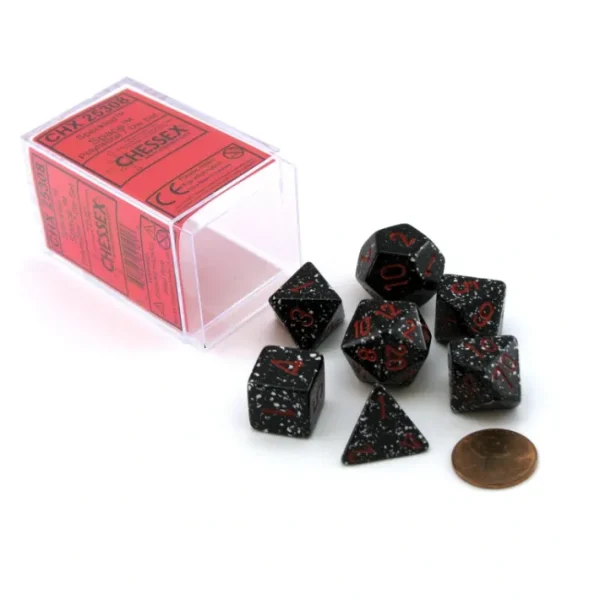 Polyhedral 7-Die Chessex Dice Set - Speckled Space - Your Source for Gaming Essentials Cheap