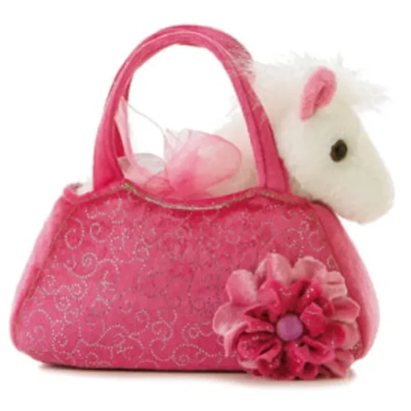 7" Pony Pet Carrier Fancy Pal Purse Plush Stuffed Animal - Your Source for Gaming Essentials Online