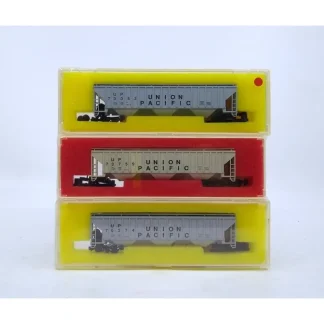 Trains | Precision Masters 1401 N Union Pacific 3 Bay Covered Hopper Car Kits (Pack of 3) MT/Box - Your Source for Gaming Essentials