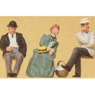 Trains | Preiser 45055 G Early 1900's Seated Passengers (Set of 3) - Your Source for Gaming Essentials