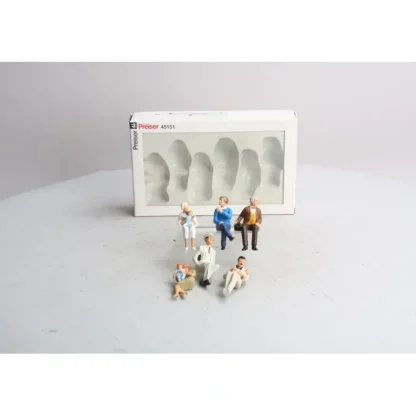 Trains | Preiser 45151 G Seated Passengers Figures (Set of 6) - Your Source for Gaming Essentials