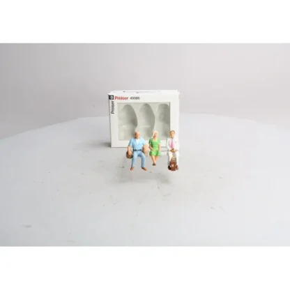 Trains | Preiser 45080 G Seated People in Summer Clothes Figures (Set of 3) - Your Source for Gaming Essentials