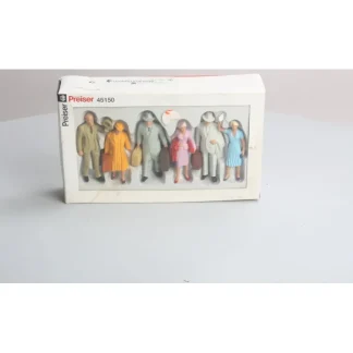 Trains | Preiser 45150 G Standing Passengers Figures (Set of 6) - Your Source for Gaming Essentials