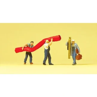 Trains | Preiser 10568 HO Carpet Installers Figures (Set of 3) - Your Source for Gaming Essentials