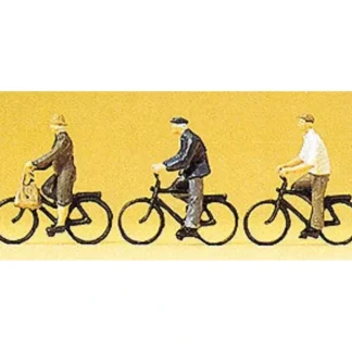Trains | Preiser 10333 HO Cyclists Figures with Bike (Set of 3) - Your Source for Gaming Essentials
