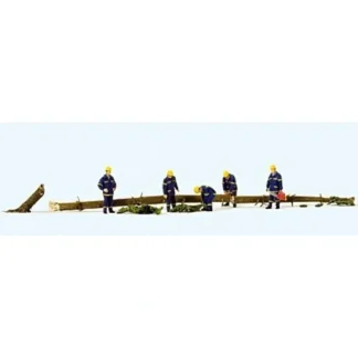 Trains | Preiser 10609 HO Emergency THW Workers Clearing the Road Figures (Set of 5) - Your Source for Gaming Essentials