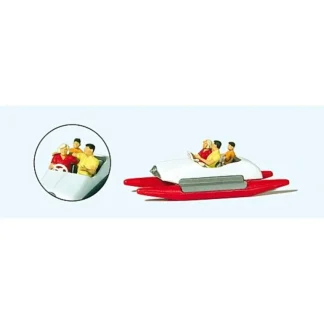 Trains | Preiser 10683 HO Family in Pedal Boat #2 Figures - Your Source for Gaming Essentials