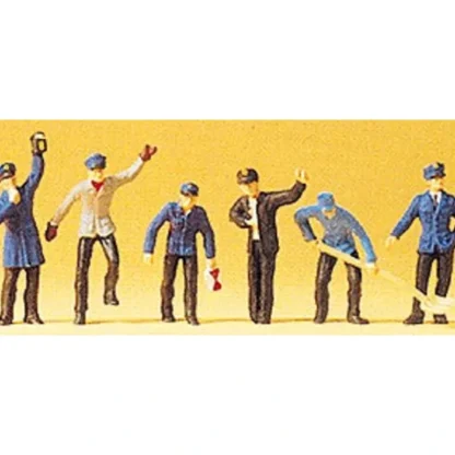 Trains | Preiser 14013 HO Railway Yard Workers Figures (Set of 6) - Your Source for Gaming Essentials