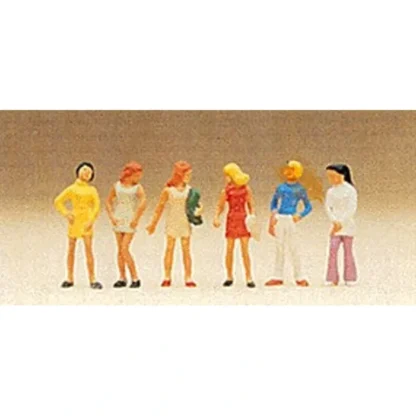 Trains | Preiser 10122 HO Standing Teenagers Figures (Set of 6) - Your Source for Gaming Essentials