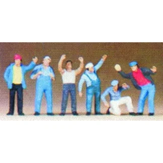 Trains | Preiser 10036 HO Standing Truck Drivers Figures (Set of 6) - Your Source for Gaming Essentials