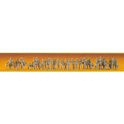 Trains | Preiser 16325 HO Unpainted Railway Personnel & Passengers Plastic Figure Kit - Your Source for Gaming Essentials