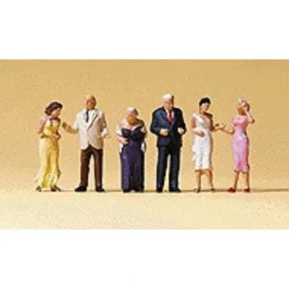 Trains | Preiser 10436 HO Wedding Formal Guests Figures (Set of 6) - Your Source for Gaming Essentials