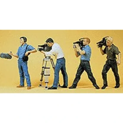 Trains | Preiser 10421 HO Working Film Crew Figures (Set of 4) - Your Source for Gaming Essentials