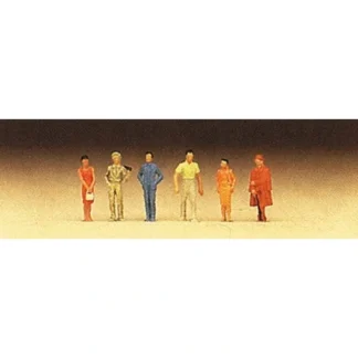 Trains | Preiser 79022 N Standing Passers-by Figures (Set of 6) - Your Source for Gaming Essentials