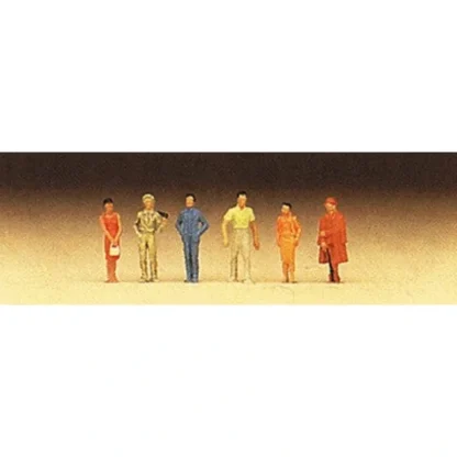 Trains | Preiser 79022 N Standing Passers-by Figures (Set of 6) - Your Source for Gaming Essentials