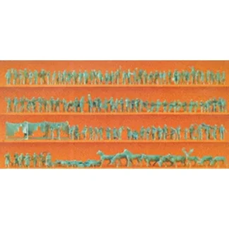Trains | Preiser 79000 N Unpainted Assorted People & Animals Figure Kit (Set of 120) - Your Source for Gaming Essentials