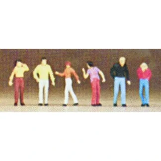 Trains | Preiser 79026 N Walking Passers-By Figures (Set of 6) - Your Source for Gaming Essentials