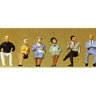 Trains | Preiser 68209 O Seated Passengers Figures (Set of 6) - Your Source for Gaming Essentials