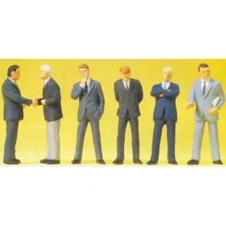 Trains | Preiser 68213 O Standing Businessmen in Suits Figures (Set of 6) - Your Source for Gaming Essentials