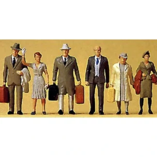 Trains | Preiser 65317 O Standing Passenger Figures (Set of 6) - Your Source for Gaming Essentials