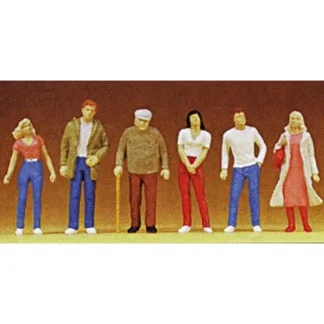 Trains | Preiser 68203 O Standing People Figures (Set of 6) - Your Source for Gaming Essentials