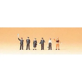 Trains | Preiser 88528 Z DB Railroad Personnel Figures (Set of 6) - Your Source for Gaming Essentials