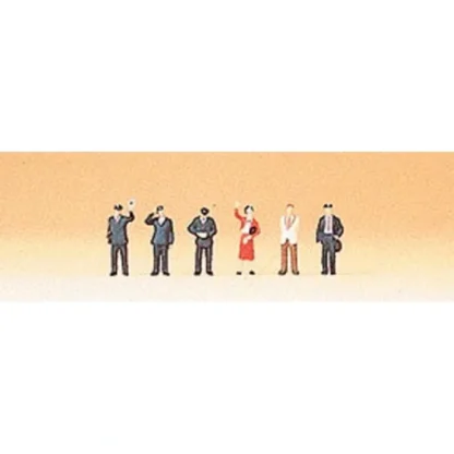 Trains | Preiser 88529 Z DB Train Personnel & Travelers Figures (Set of 6) - Your Source for Gaming Essentials