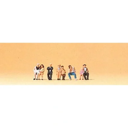 Trains | Preiser 88534 Z Seated Passenger Figures (Set of 8) - Your Source for Gaming Essentials