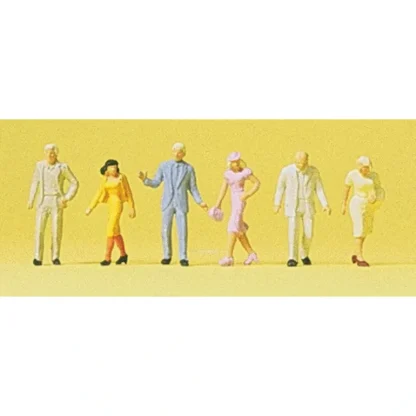 Trains | Preiser 88542 Z Standing Passers-By Figures #1 (Set of 6) - Your Source for Gaming Essentials