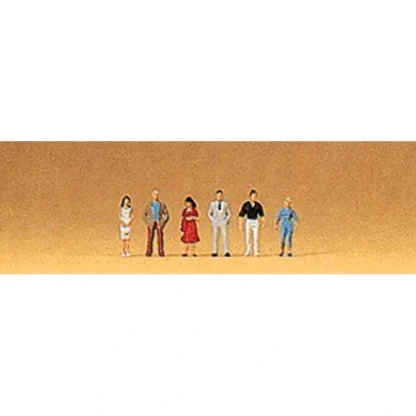 Trains | Preiser 88516 Z Standing Passers-By Figures (Set of 6) - Your Source for Gaming Essentials