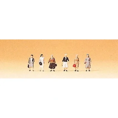 Trains | Preiser 88531 Z Walking Female Commuters Figures (Set of 6) - Your Source for Gaming Essentials