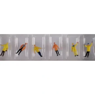 Trains | Preiser 88537 Z Workers with Protective Clothing Figures (Set of 6) - Your Source for Gaming Essentials