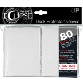 Pro-Matte Eclipse Standard Deck Protector Sleeves: White (80) - Your Source for Gaming Essentials Clearance