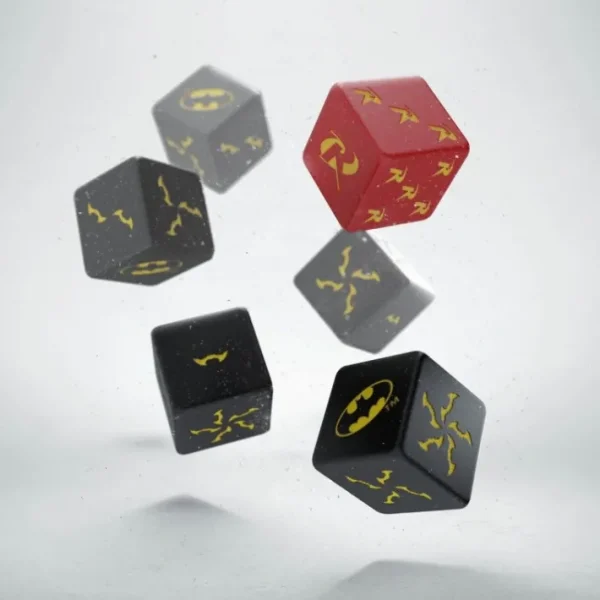 Q-Workshop Batman Miniature Game: D6 Batman Dice Set (6 Piece Set) - Your Source for Gaming Essentials Cheap