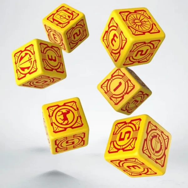 Q-Workshop Battletech House Davion D6 Dice Set (6 Piece Set) - Your Source for Gaming Essentials New