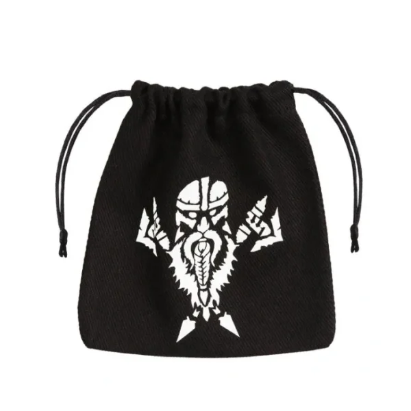Q-Workshop Dice Bag - Dwarven Black - Your Source for Gaming Essentials Hot