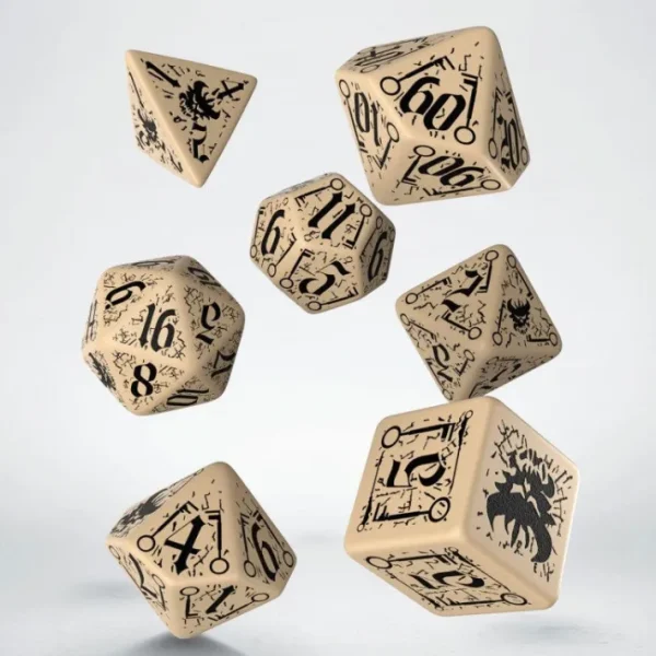 Q-Workshop Pathfinder Council of Thieves Dice Set (7 Piece Set) - Your Source for Gaming Essentials Online